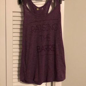 Raising the Barre Purple Tank by Xersion Workout